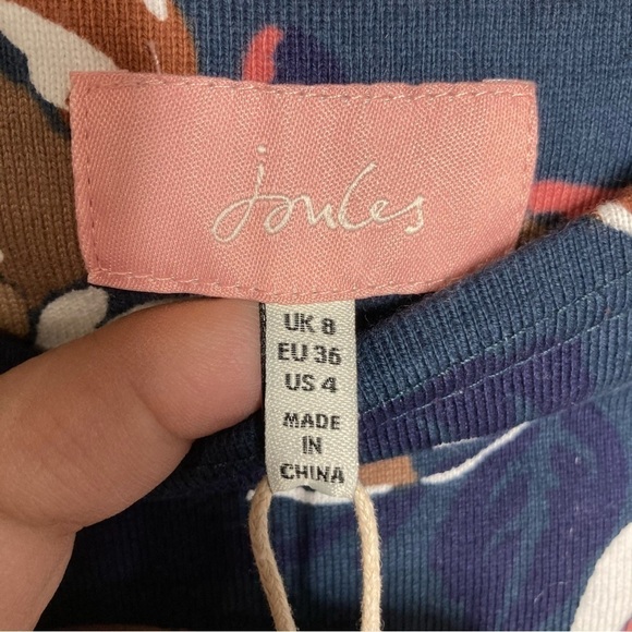 NWT Joules harbor print long sleeve top size small - Picture 4 of 8